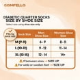 thumbnail image 2 of Comfello Diabetic Socks Ankle for Men & Women – 6 Pairs of Non-Binding Moisture-Wicking Neuropathy Socks, 2 of 7