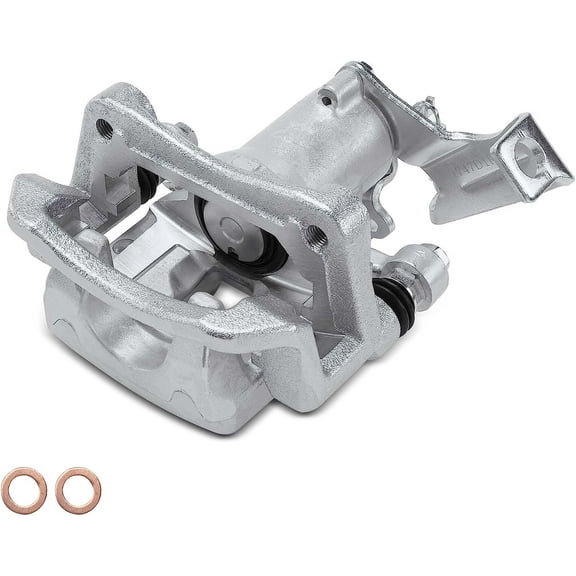 A-Premium Disc Brake Caliper Assembly with Bracket Compatible with Select Hyundai Models - Elantra GT 2018 2019 2020, L4 2.0L - Rear Right Passenger Side