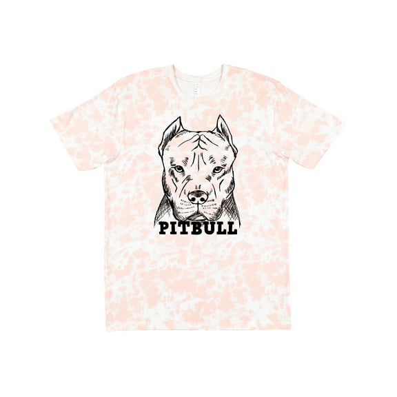 Inktastic Pitbull Sketch Portrait with Dog Breed Name T-Shirt