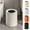 White,Black,Orange,Beige, variant on Viflosae Bathroom Garbage Can Kitchen Trash Bin Stylish Home Decor Kitchen Trash Can Bathroom Trash Can Stylish Home Trash Can for Bathroom or Office