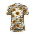 thumbnail image 5 of Wukai Cute Sunflowers Print Men's Short-Sleeved Mesh T-Shirt,Quick-Dry Short Sleeve Workout T-Shirt-Medium, 5 of 8