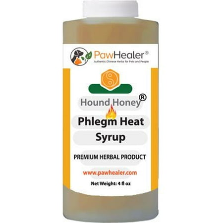 Phlegm Heat Cough Syrup: Hound Honey - Natural Remedies for Dog's Cough - Suppressant for Hacking & Honking (Best Cure For Cough And Phlegm)