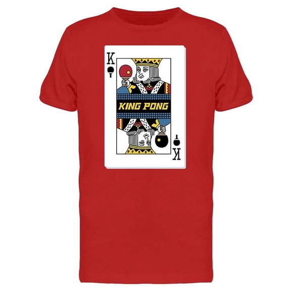 King Pong In Poker Card Tee Men's -Image by Shutterstock