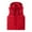 Red, variant on Winter Vest for Men Sleeveless Hooded Jackets Drawstring Zip up Coats with Pockets Cozy Soft Outerwear