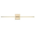 thumbnail image 5 of JONATHAN Y Makena 28" Modern Minimalist Dimmable Integrated LED Metal Wall Sconce, Brass Gold, 5 of 6