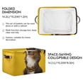 thumbnail image 3 of Dogs Black Storage Bins Baskets With Handles Storage Box Clothes Organizer Organization Toys, 3 of 7