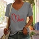 thumbnail image 2 of Camiseta sin mangas con cuello en V y estampado informal elegante para mujer OAVQHLG3B Store  lin121212, 2 of 5