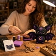 thumbnail image 5 of Halloween Craft Supplies Diy Stuffed Bat Plush Kit Adult Teen Complete Hand Sewing Set Gothic Plush Craft Witchy Halloween Decor Beginner Friendly Art Project, 5 of 7