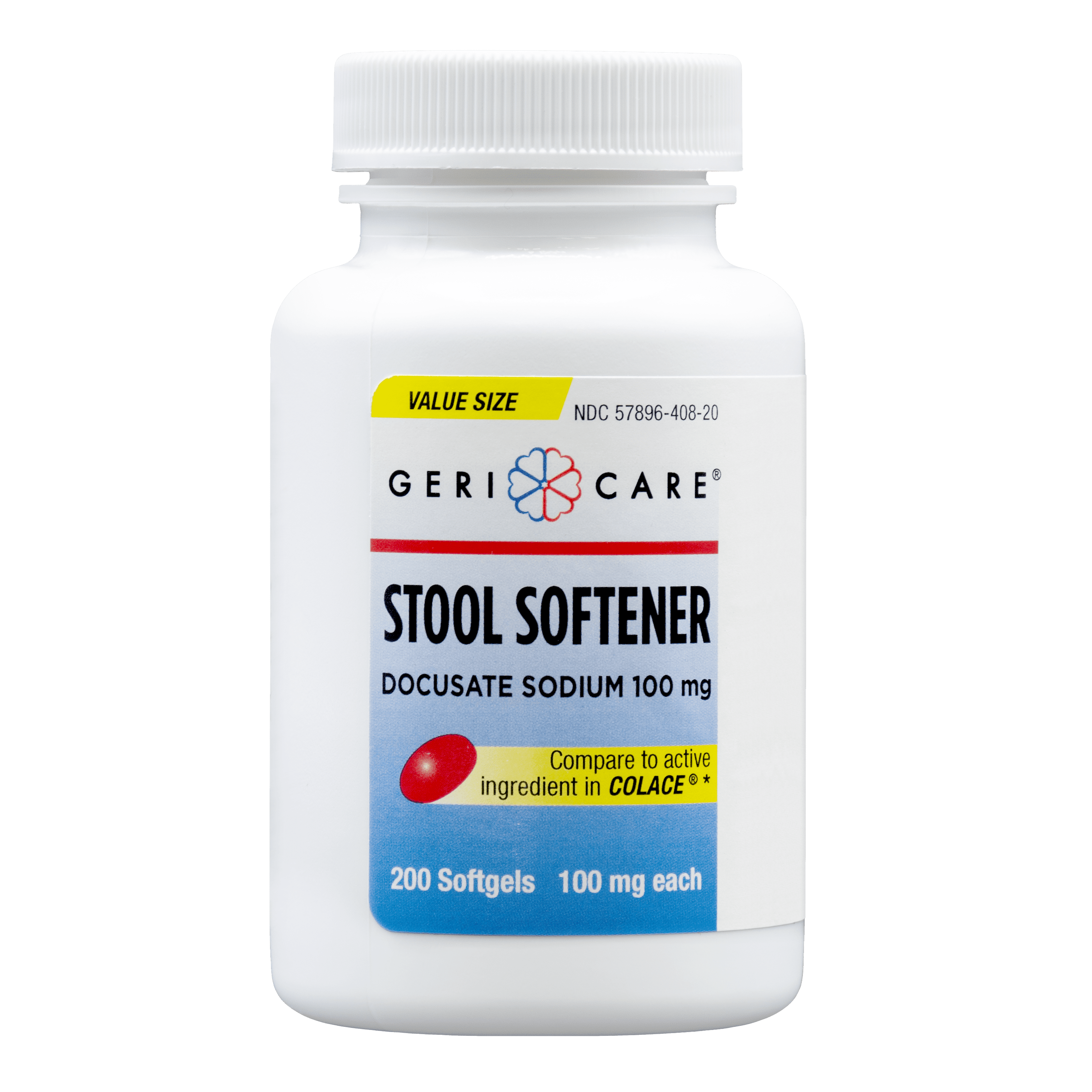 DOCUSATE SODIUM STOOL SOFTENER 100 MG 200 SOFTGELS Walmart com DOCUSATE SODIUM STOOL SOFTENER 100 MG 200 SOFTGELS Walmart com