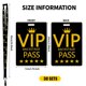 thumbnail image 2 of Paquete de 30 cordones LAIAMER VIP con tarjetas de PVC, 2 of 7