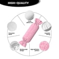 thumbnail image 5 of Easygdp Breast Cancer Awareness Candy Pillow Cylindrical Pillows Sofa Pillow Neck Hand Support Pillows Lumbar Pillows Including Insert, 5 of 8