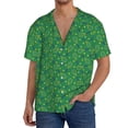 thumbnail image 1 of Balery Tennis Rockets And Balls Camisa Casual de Manga Corta con Botones para Hombre, Texturizada, Estilo Cubano, para Playa, Verano-Large, 1 of 5