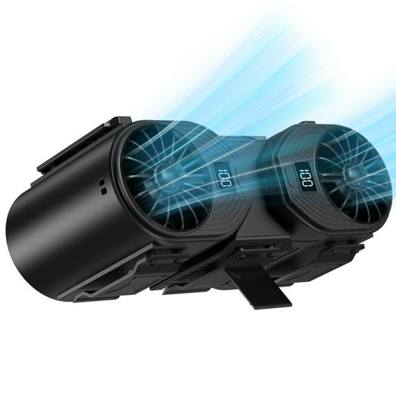 Portable Neck Fan 10,000mAh Battery, 5 Speeds, 3-in-1 Wearable Personal Cooling Fan