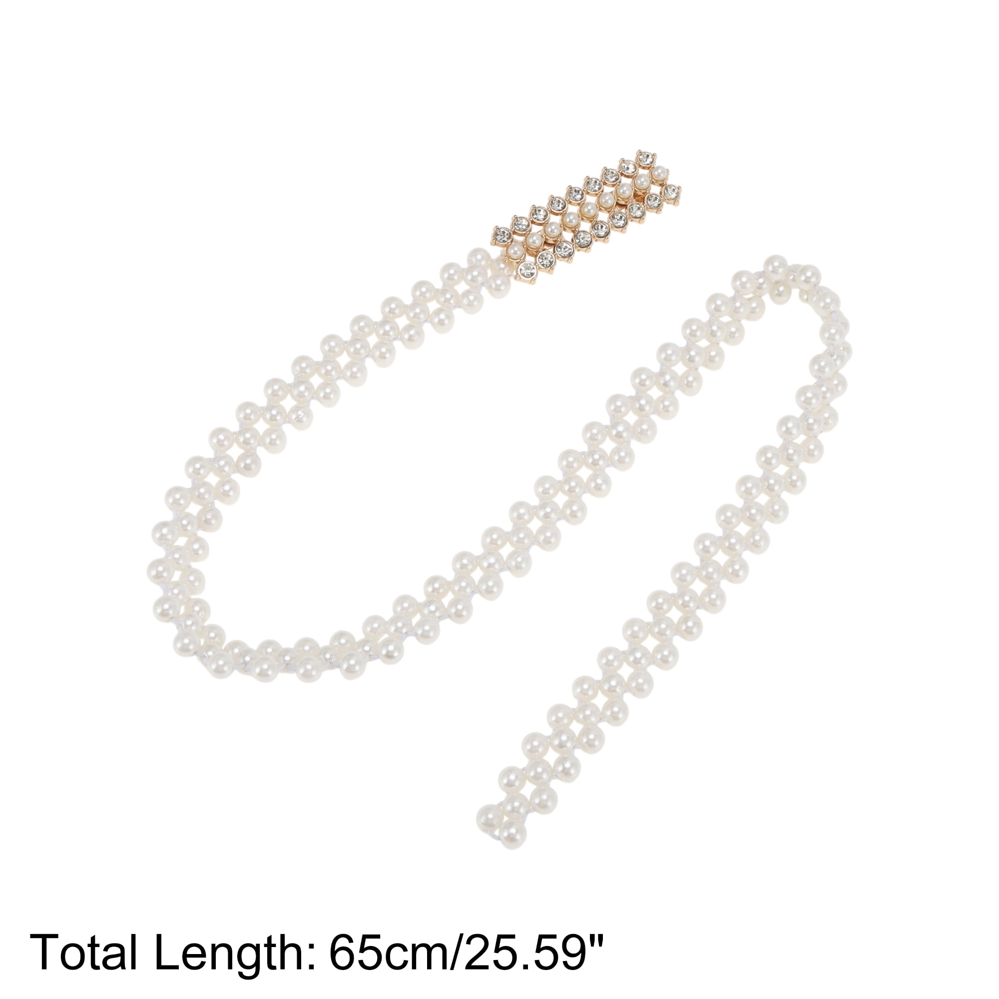 Unique Bargains Stylish Adjustable Waist Belt in Beige for Everyday Wear [Square-Shaped]