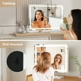 thumbnail image 5 of FULLWATT Vanity Mirror with Lights and Bluetooth Speaker, 32"LED Makeup Mirror, Lighted Makeup Mirror with Dimmable 3 Modes, USB Charging Port, 5 of 10