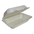 thumbnail image 3 of Galligreen Contenant Compostable à Couvercle Articulé, 9 x 6 Po, 3 of 4