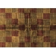 thumbnail image 1 of Ahgly Company Indoor Rectangle Checkered Brown Modern Area Rugs, 5' x 7', 1 of 4