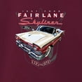 thumbnail image 3 of Wild Bobby 1957 Ford Fairlane Skyliner 312 Convertible Classic Vintage Car Lover Women Graphic Tee, 3 of 5