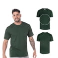 thumbnail image 2 of Playera Peso Completo para Caballero, Color Verde Bosque, Tamaño Extra Grande Yazbek C0300, 2 of 3