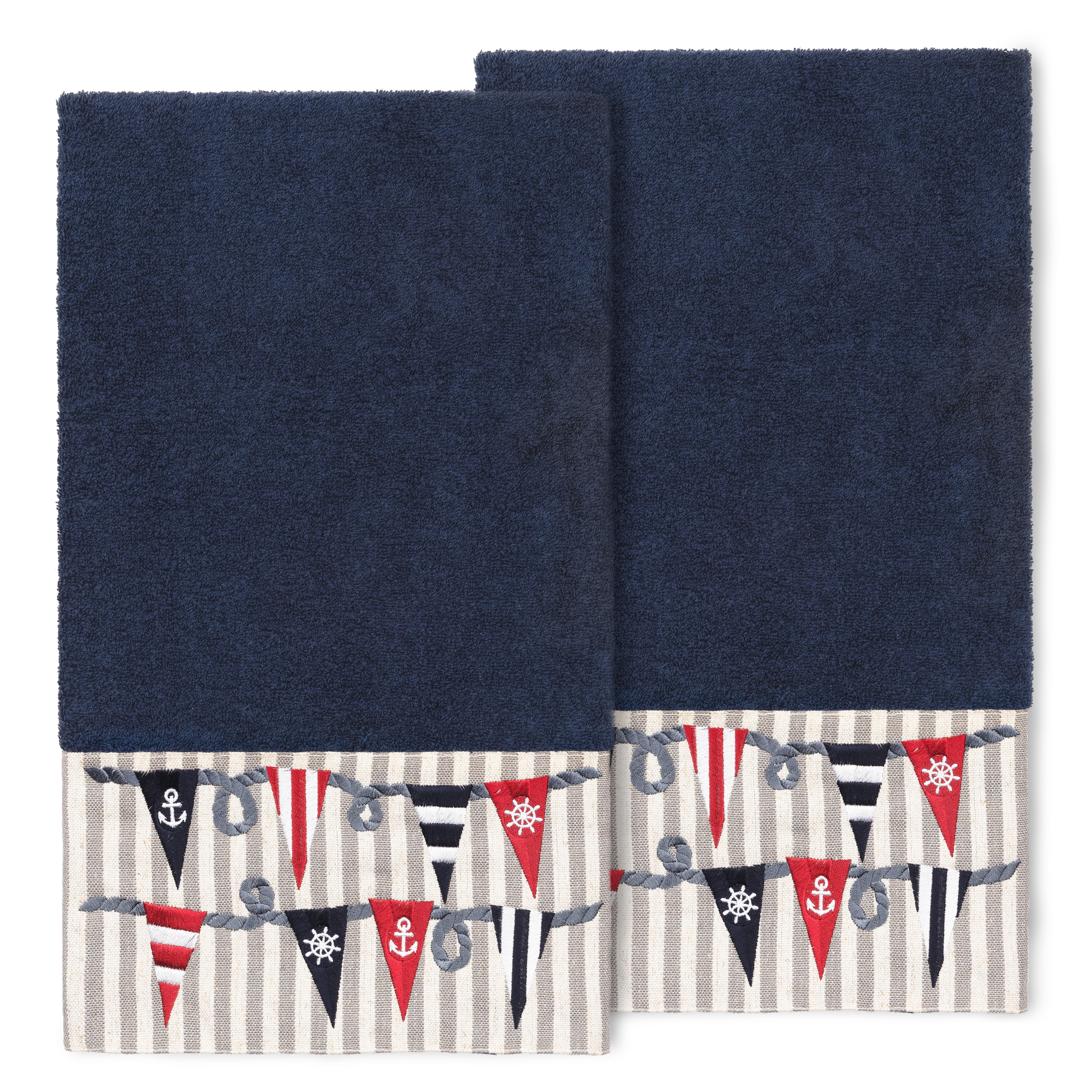 embellished bath towels