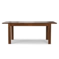 thumbnail image 4 of Simpli Home Wilson 60-76 inch x 36 inch Rectangle Transitional Extendable Dining Table in Walnut Veneer, 4 of 15
