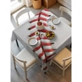 thumbnail image 2 of Baseball Suqare Tablecloth - 54 x 54 Inch, Red White Texture Sports Ball Minimalist Waterproof & StainResistant Tablecloth, Washable Oil-proof Table Cover for Dining/Party/Wedding/Camping/Buffet, 2 of 9
