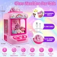 thumbnail image 3 of TingingYuli Machine à Griffes pour Enfants, Mini Distributeurs Automatiques de Bonbons en Forme de Licorne, Jouets Distributeurs de Prix pour Filles, Jeu d'Arcade Électronique avec 20 Mini Plus, 3 of 7