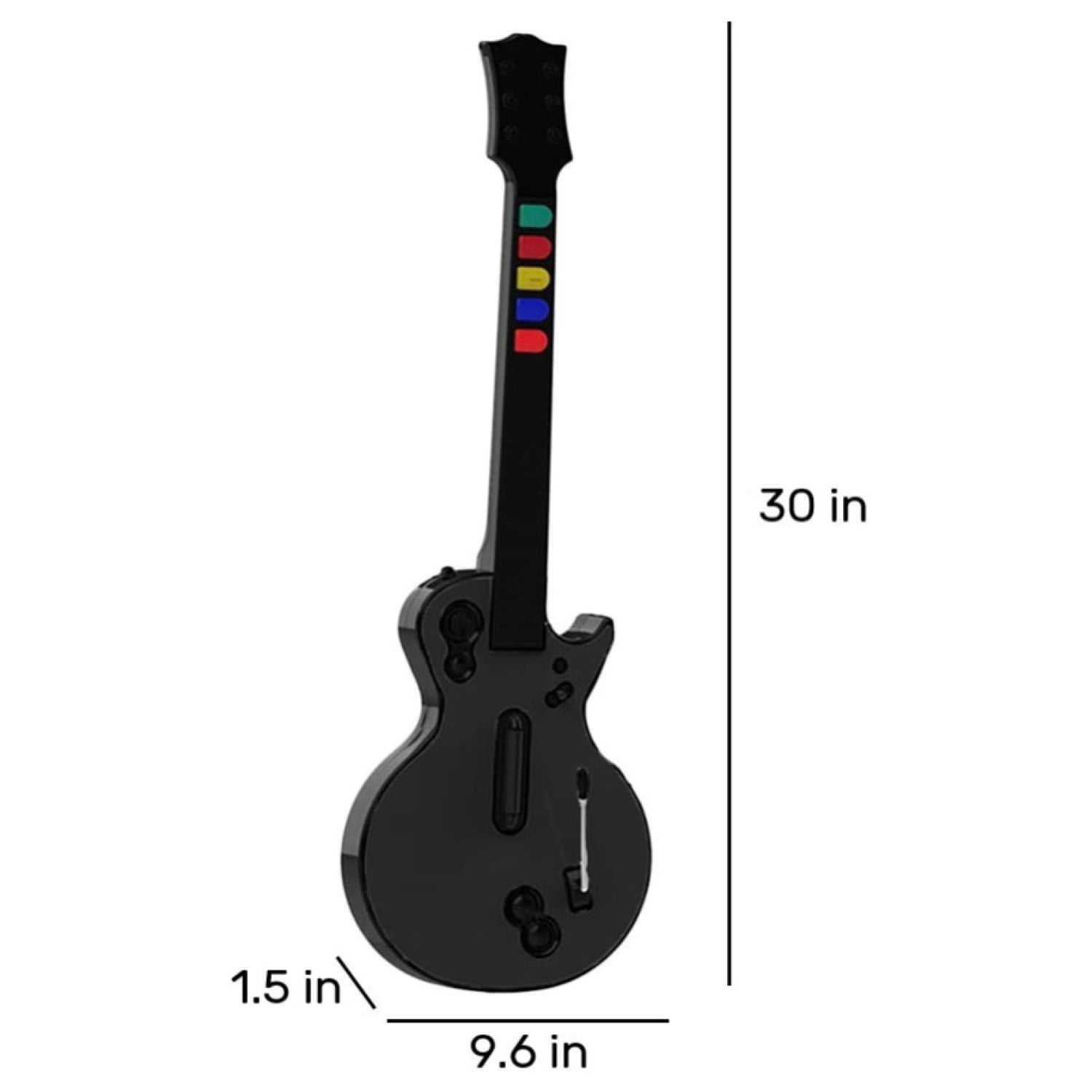 Lyvix Wireless Guitar Controller For PS4/PS3/PC - RGB Light Guitar For Guitar Hero, Rock Band, Clone Hero & Fortnite Festival