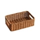 thumbnail image 5 of Cestas de almacenamiento para despensa, bandeja para servir alimentos, cesta rectangular para almacenar pan. marrón oscuro y S, 5 of 9