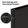 thumbnail image 4 of Staples 2" Simply View Binder with Round Rings Black 12/Pack 23722/21689, 4 of 7