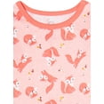 thumbnail image 2 of Wonder Nation Baby & Toddler Girls Fox Cotton Sleep Set, Sizes 2T-5T, 2 of 3