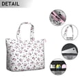 thumbnail image 5 of Cow Lovers Travel Tote, Highland Cow Rustic Print Weekender Duffel Bag, Buffalo Pattern Lightweight Multipurpose Carry-on for Women, 5 of 5