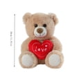 thumbnail image 3 of Perro de peluche de peluche | Juguete con corazón de oso de peluche | Regalo romántico adorable, suave y abrazable de peluche mediano, regalo decorativo de San Valentín o aniversario, 25 cm, blanco, 3 of 5