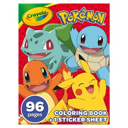 Crayola Coloring Book-Pokemon, 96 Pages | Walmart Canada