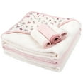 thumbnail image 3 of Baby Essentials 6 Piece Hooded Bath Towel Washcloth Set for Infant, Newborns, Toddlers 3 – 24 Months for Bath Time, Showers, Lounge, Beach, Pool in Roses & Blossoms, 3 of 6