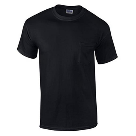 Gildan Usa Inc G205340BLK-XL Adulte T-Shirt à Manches Courtes - Noir- XL