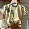 thumbnail image 5 of Splozh Toddler Boy Clothes 1-12 Years Summer Outfits Short Sleeve Shirt Shorts Baby Boy Casual Clothes,AG,11-12 Years, 5 of 5