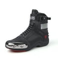 thumbnail image 4 of JG WOLVES - Smart LED Motorcycle Boots - Unisex Racing & Touring Riding Shoes - All-Season Motorbike Gear with Customizable Display,Black,36, 4 of 37