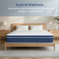 thumbnail image 5 of Kadyn Mattresses, King Size Mattress, 12 Inch Memory Foam Hybrid Mattress with Pocketed Springs, Medium Firm Support, Blue, 5 of 7