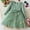 Z14-Light Green, variant on Toddler Girl Dresses 5T Long Sleeve Bowknot Embroidered Flowers Prints Birthday Dress with Tutu Skirt,3-4 Years