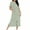 Khaki, variant on FRSASU Women's Long Knitted Bathrobe Casual Zipper up Comfortable Full Length Polka Dot Print Homewear Sleepshirts with Pocket Red