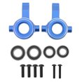 thumbnail image 1 of Kit de cojinete de copa de dirección RC, repuesto de copa de dirección de aleación de aluminio para TRAXXAS SLEDG 1/8 4WD, coche de control remoto azul, 1 of 14