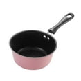 thumbnail image 2 of Partitura de leche Pequeña cacerola multifuncional Pot de cocción Pot de Partita antiadherente Pan para cocinar en casa Cooker de inducción Rosa, 2 of 9