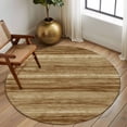thumbnail image 2 of Large Round Rug 8Ft Washable Non-Slip, Vintage Western Circle Area Rugs for Living Room Bedroom, Rustic Farmhouse Wooden Grain Barn Door Indoor Floor Mats Carpet Runner for Home Decor, 2 of 8