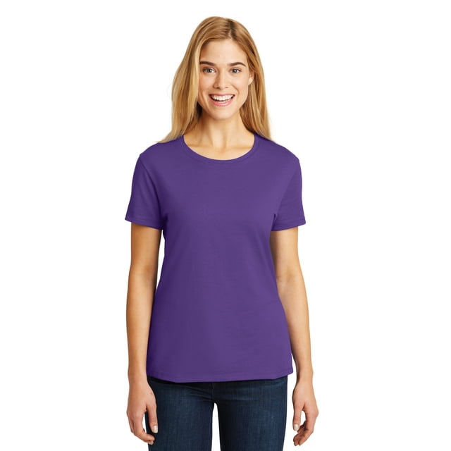 Hanes® - Camiseta de algodón Perfect-T para mujer. SL04 Hanes SL04