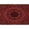 thumbnail image 1 of Ahgly Company Machine Washable Indoor Rectangle Transitional Maroon Red Area Rugs, 6' x 9', 1 of 7