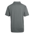 thumbnail image 3 of Men's Cutter & Buck Gray George Washington University Big & Tall Prospect Textured Stretch DryTec Polo, 3 of 3