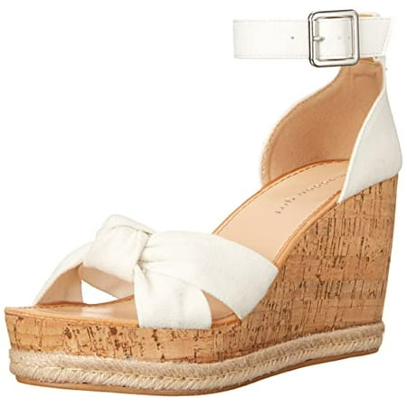 

Madden Girl Womens COLETTE Open Toe Ankle Strap Wedge Heels