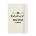 thumbnail image 1 of Fortune Doesnot Favor Fools Notebook Official Fabric Hard Cover Classic Journal Diary, 1 of 3