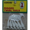 thumbnail image 3 of (4 pack) Creme 2" Rigged Twirl Tail Lure, White, 1/16 oz., 6 Count, 3 of 3